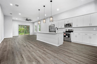 Example of a trendy home design design in Jacksonville