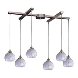 Elk Lighting - Elk Lighting 101-6SW Pendant Mela - Pendant Lighting