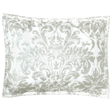 Kate Quilted Sham, Pewter, Standard