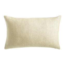EUROPEAN FLAX LINEN PILLOW COVER &ndash; NATURAL KIDNEY - Decorative Pillows