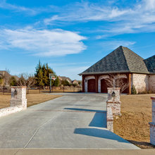 Mailbox and driveway posts