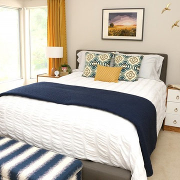 Bright & Cheery Master Bedroom