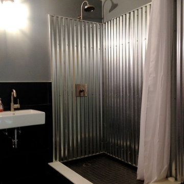 Corrugated Steel Shower