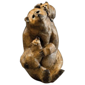 Bear Mama Bronze Sculpture