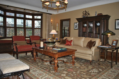 Elegant living room photo in New York