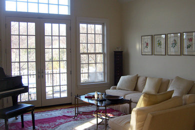 Family room - eclectic family room idea in New York