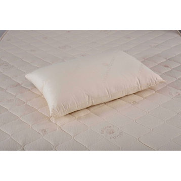Organic Wool Medium Pillow, King