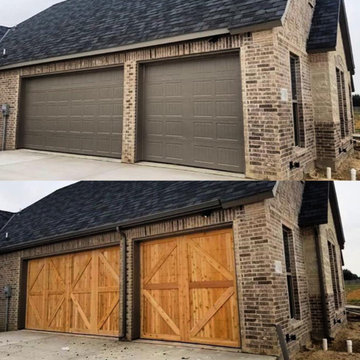 Custom Handcrafted Wood Garage Doors