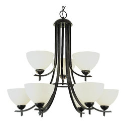 Trans Globe Lighting - Trans Globe Lighting 8179 BN Chandeliers Contemporary^ Brushed Nickel - Chandeliers