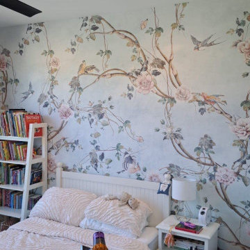 Bedroom wallpaper installation Shelton, WA
