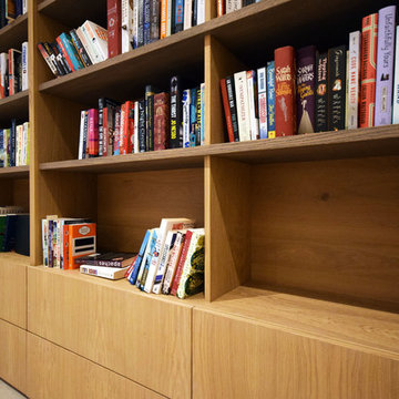 Elegant Oak Bookcase