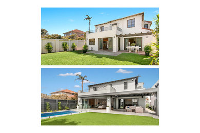 This is an example of a contemporary home design in Sydney.