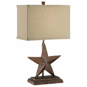 New Rustic Beach House Cottage ANCHOR  LAMP Electric Table Light Burlap Shade