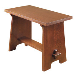 Stickley Gustav Stickley Fireside Stool 89-294 - Bar Stools And Counter Stools