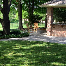 Backyard landscape