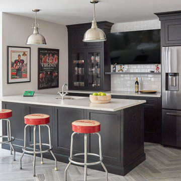 New Farmhouse - Lower Level Wet Bar