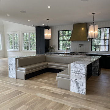 Kitchen Remodel with Custom Banquette Island — Atlanta