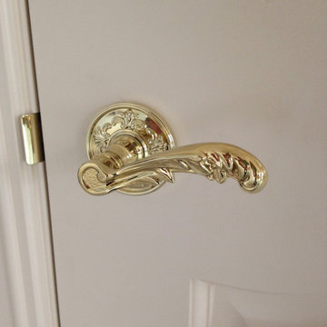 Huber Polished Brass Lever