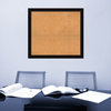 Framed Cork Board, Manteaux Black Wood, 40x36