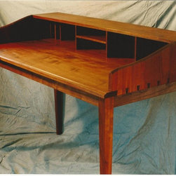Walnut Desk with tapered sides - Products