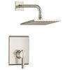 Times Square Shower Only Trim Kit With Cartridge, Brushed Nickel