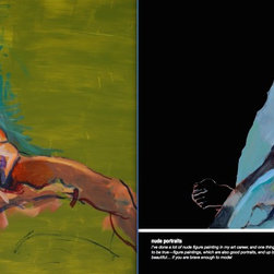 when a human meets their portrait - Paintings