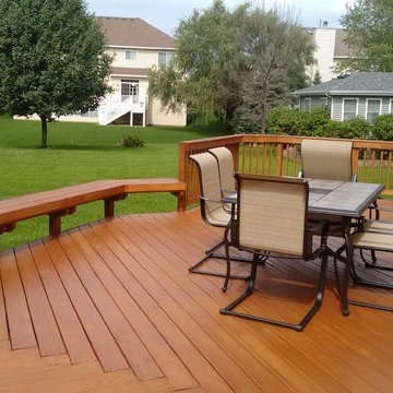 Wood Deck Design in Lindenhurst, IL