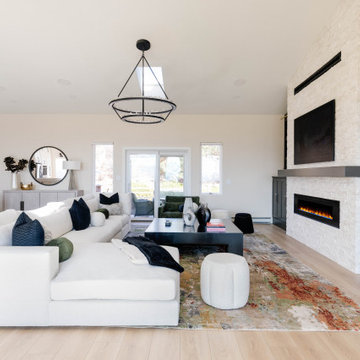After Remodel - Great Room - Modern Luxury with Color