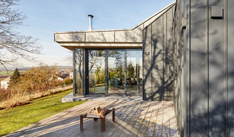 Architektur: Anbau & Aluminiumfassade für ein Haus im Altmühltal