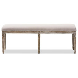 French Country Upholstered Benches by HedgeApple