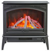 Cast Iron Freestand Electric Fireplace, 70cm