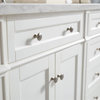 72 in. Double Cabinet in Cottage White