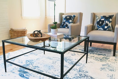 Example of a living room design in Boston