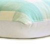 Aqua Blue Cotton 12"x24" Lumbar Pillow Cover Buffalo Checks Aqua Plaid Play