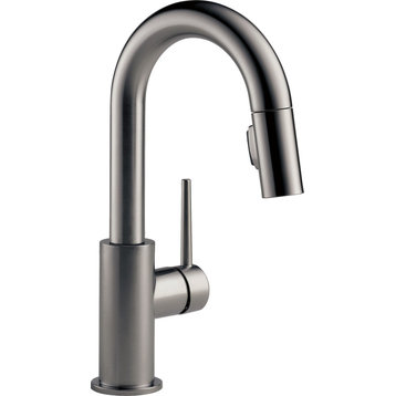 Delta 9959-DST Trinsic 1.8 GPM 1 Hole Pull-Down Bar/Prep Faucet - Black