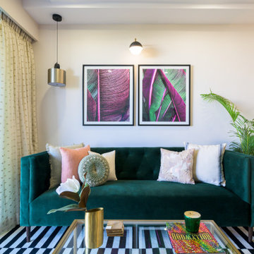 The jewel tone apartment