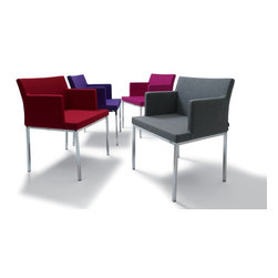 Soho Chrome Arm Chair by sohoConcept - Dining Chairs