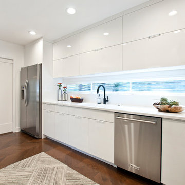 High Gloss White Kitchen