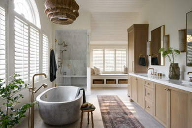 Bathroom - traditional bathroom idea in Boston