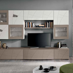 Spar Wall Unit / Entertainment Center Lapis LX07 - $3,945.00 - Entertainment Centers And Tv Stands