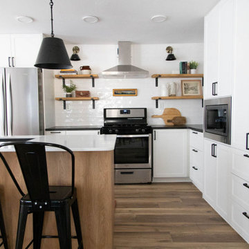 Black and White Kitchen Remodel
