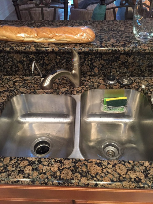 I hate our split sink