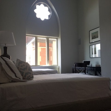 Chic Guest Bedroom in Renovated Historical Church