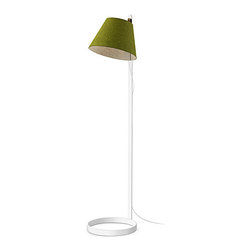 Lana Floor Lamp | White Base | Moss Shade - Floor Lamps