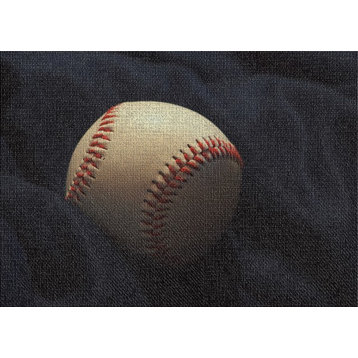 Baseball 1 Area Rug, 5'0"x7'0"