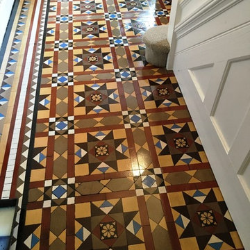 Victorian Tiled Hallway Restored back to Health in Twickenham
