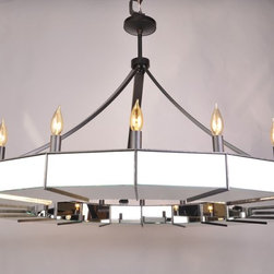 Deco Mirror Ring Light - Chandeliers