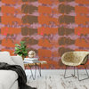 Rust Batik Wallpaper by Julia Schumacher, Sample 12"x8"