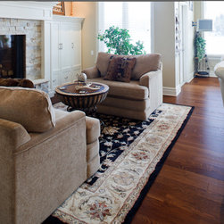 Cozy Living Space - Hardwood Flooring