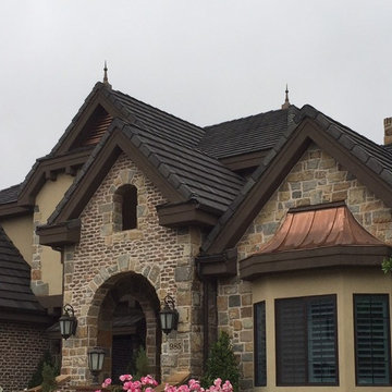 Molded in Bronze Color Rooftop Finials